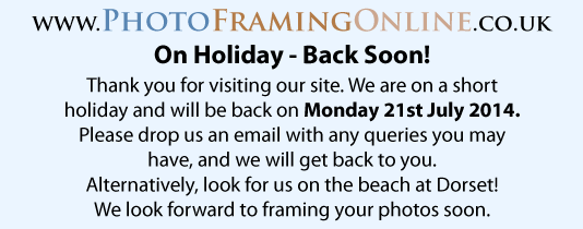 photo framing holiday notice